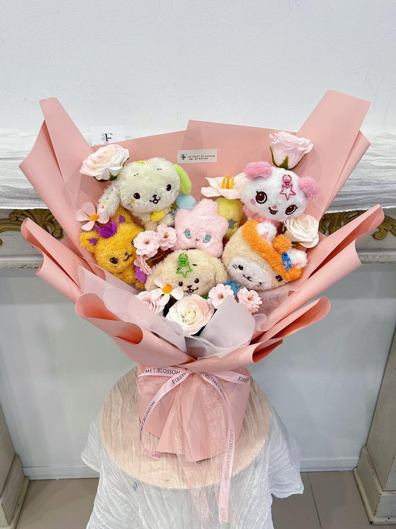 Pink Joy Surprise Bouquet